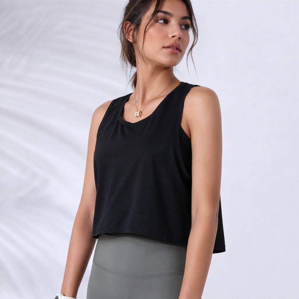 Lunelle Cropped Tank Top